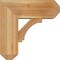 Ekena Millwork Imperial Craftsman Rough Sawn Bracket w/ Offset Brace, Western Red Cedar, 8"W x 20"D x 20"H BKT0806X20X20IMP04RWR - alternate 2